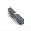 Conector de encabezado de caja de 1.27 mm Dual fila recta